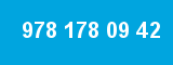 978 178 09 42